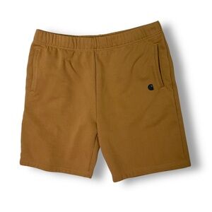 Carhartt Mens Fleece Loose Fit Shorts Sz L Drawstring Stretch Casual Comfort